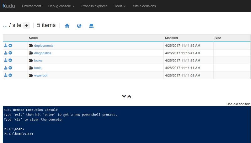 Kudu Download wwwroot